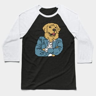 Labrador Dog Salary Man Baseball T-Shirt